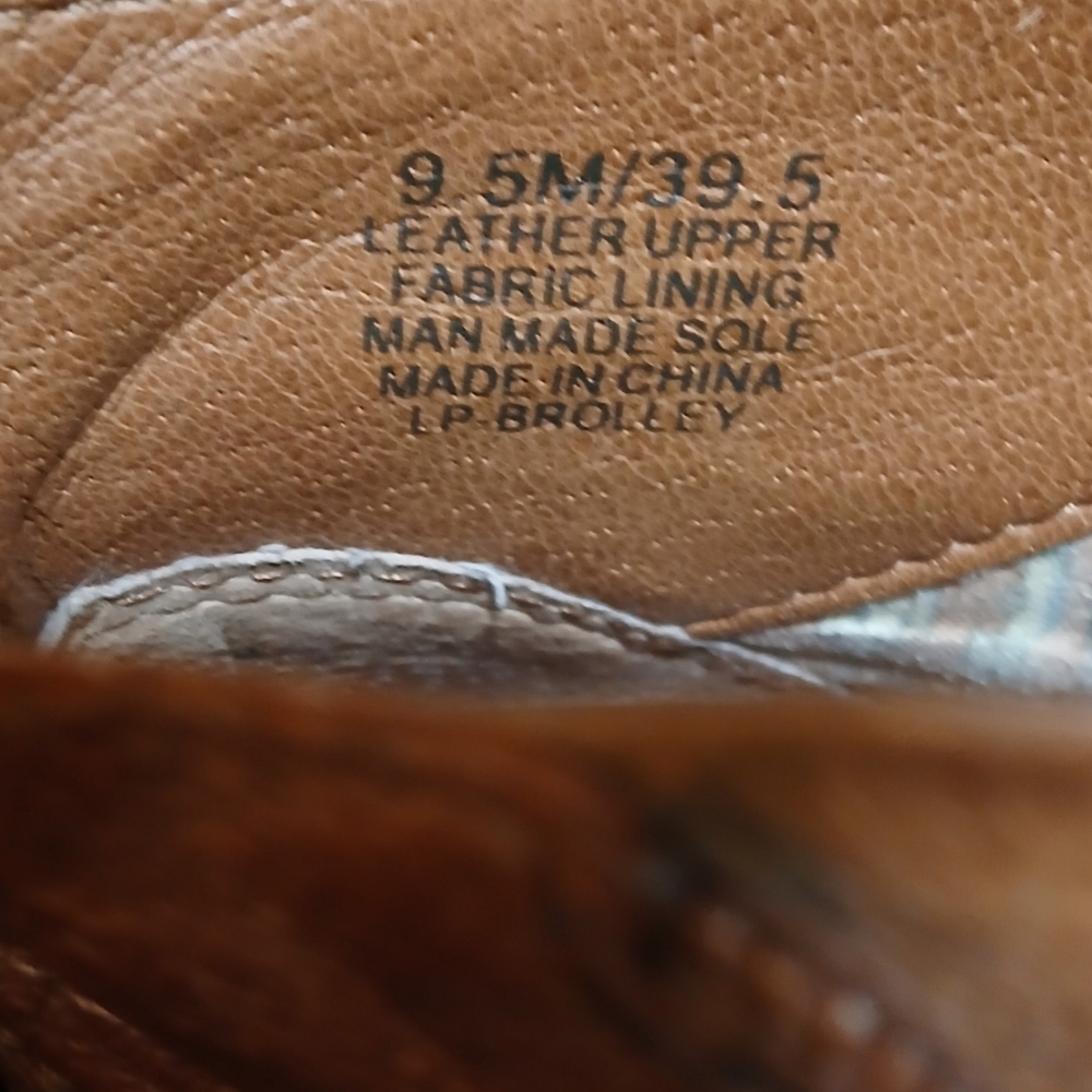 Lucky Brand Women's Size 9.5 Brown Leather Ankle Boots - Picture 8 of 8